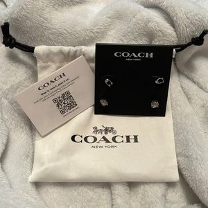 Coach earring set